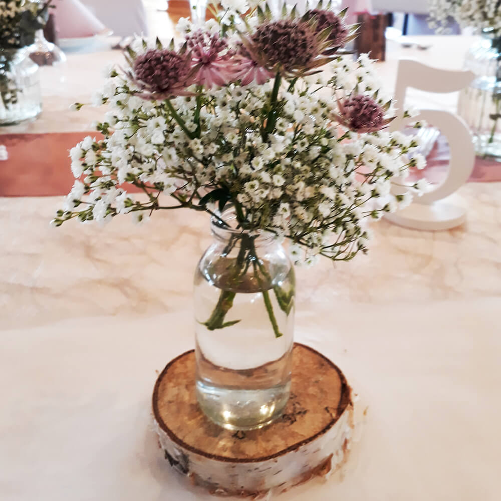 GV-M-01 Glasvase Milchflasche-Vintage