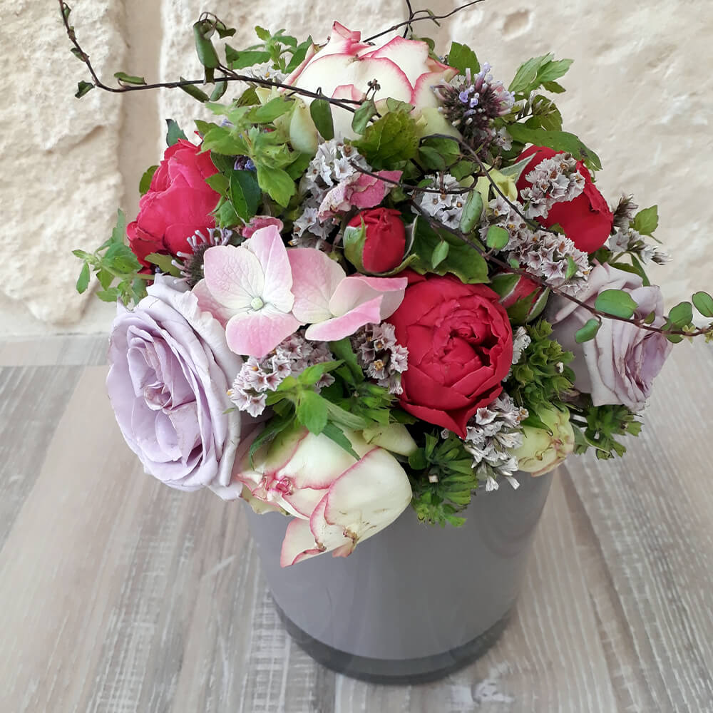 GV-taupe 05 Glasvase Connor