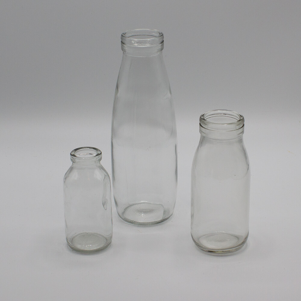 GV-M-02 Glasvase Milchflasche-Vintage