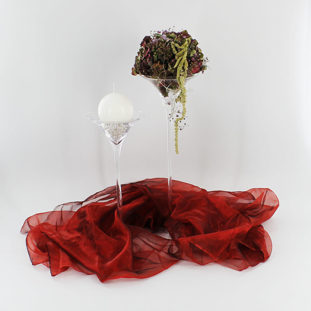 GV-M-001 - 003 Glaskerzenständer Serie Martini