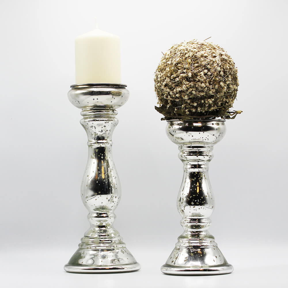 KS-B-003 - 004 Kerzenständer Bauersilber Doro