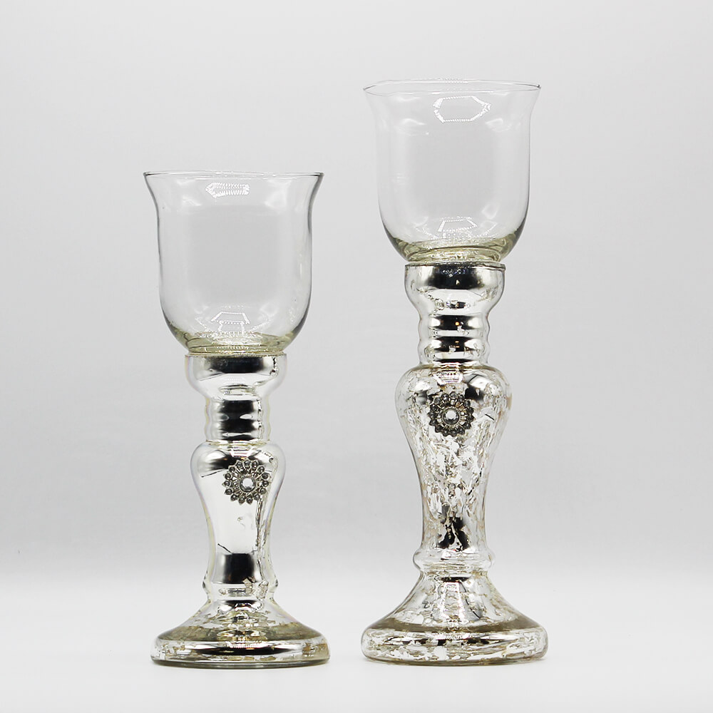 WG-B-002 - 003 Kerzenständer Bauersilber Serie Sophia