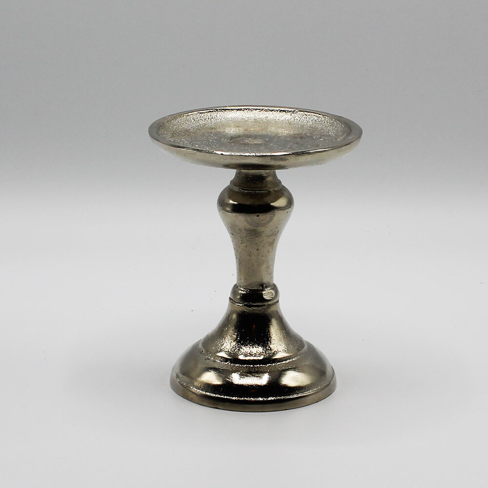 KS-A-001 Kerzenständer Silber Alu Serie Flori