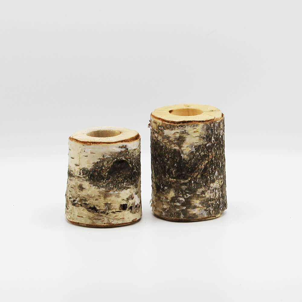 TH-B-001 und 002 Teelichthalter aus Holz