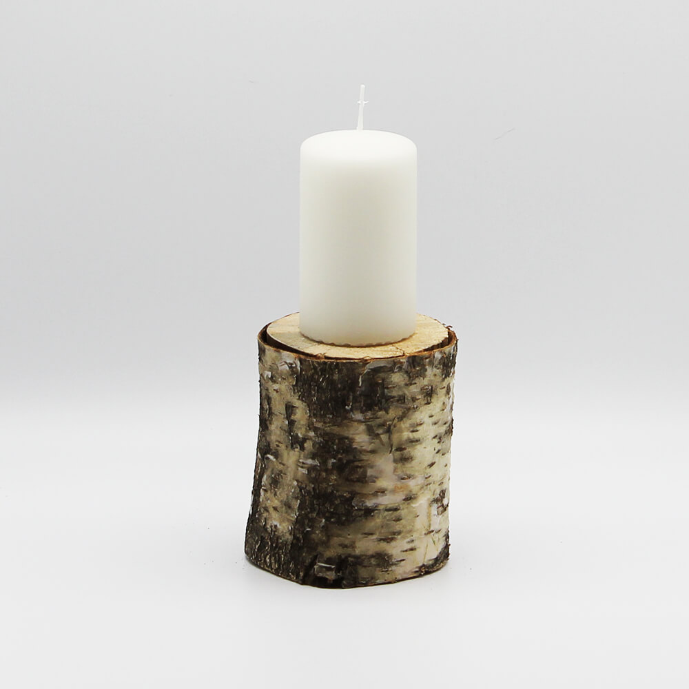 TH-B-001 Kerzen- & Teelichthalter aus Holz