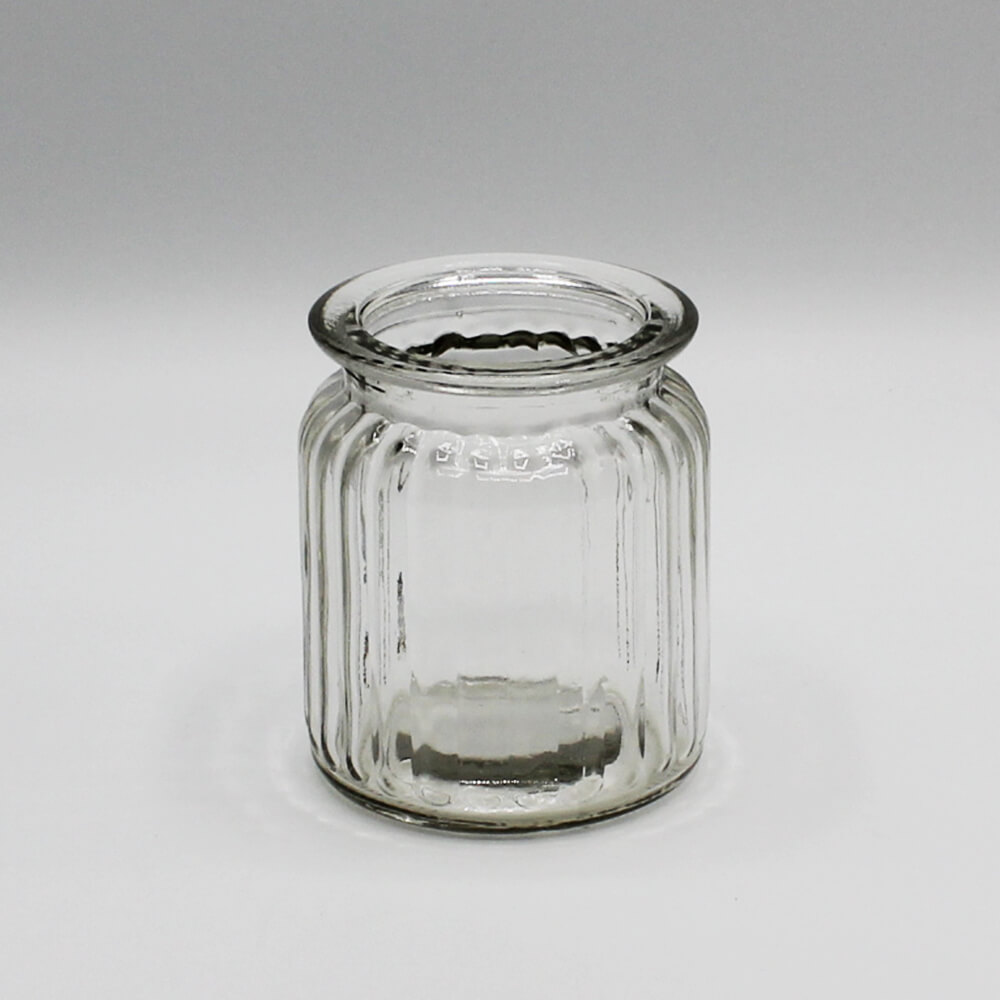 GV-V-001 Glasvasen Vintage gerippt