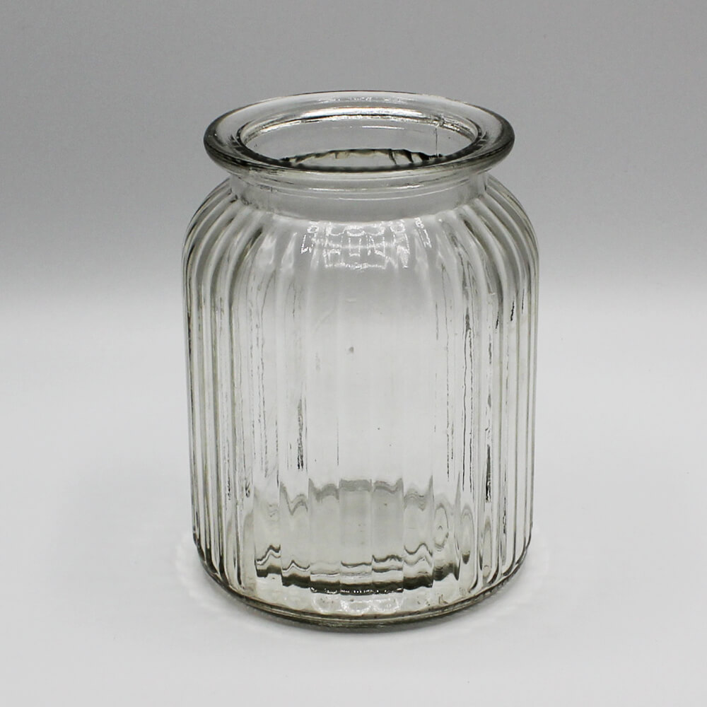 GV-V-003 Glasvasen Vintage gerippt