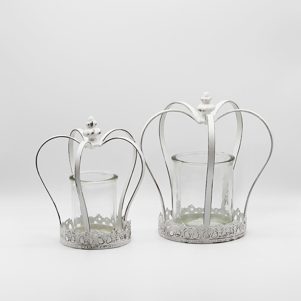 MT-K-001 und MT-K-002 Metallkronen Vintage beige