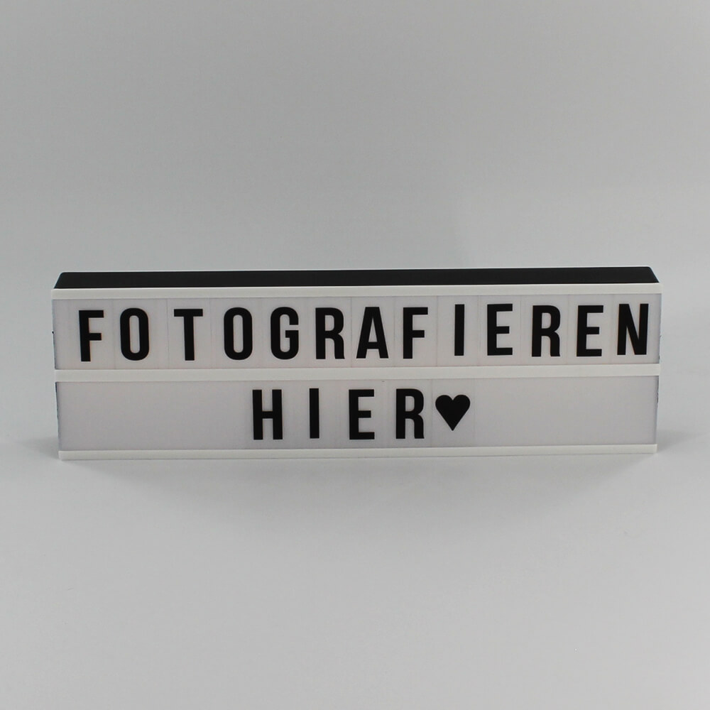 LIB-002 Lichtboxen für Plätze oder Hinweise