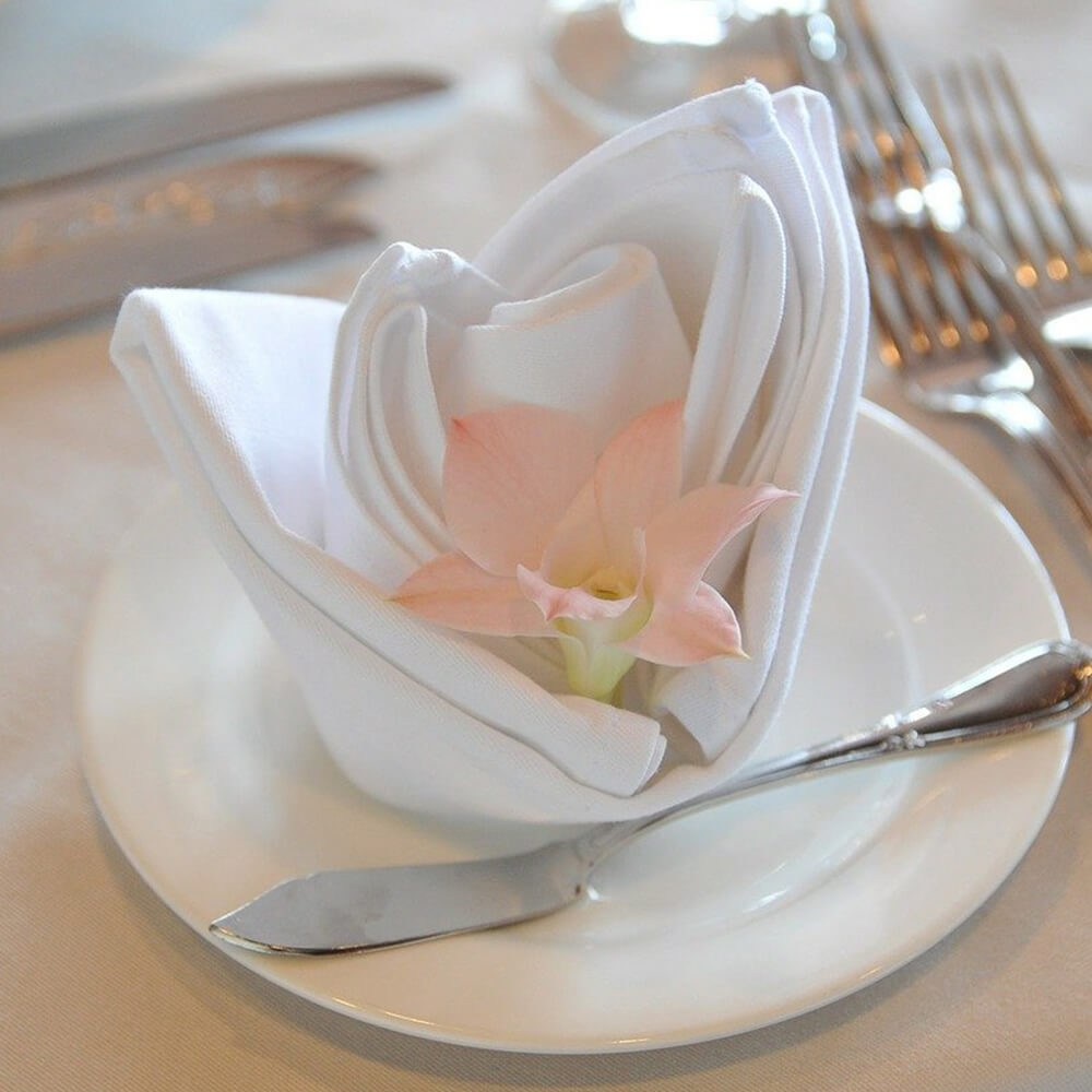 SF-ST-01 Stoffservietten weiß