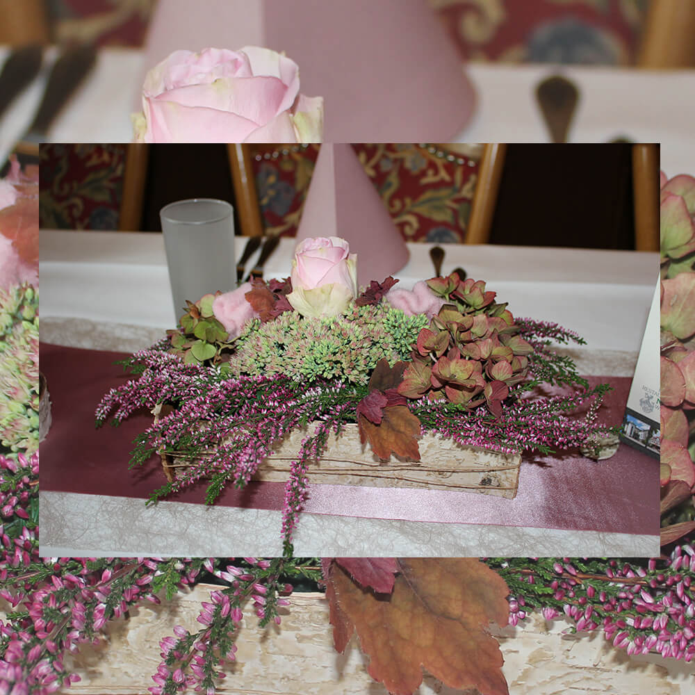 Florale Gestaltung für Hochzeit, Konfirmation, Taufe oder Geburtstag